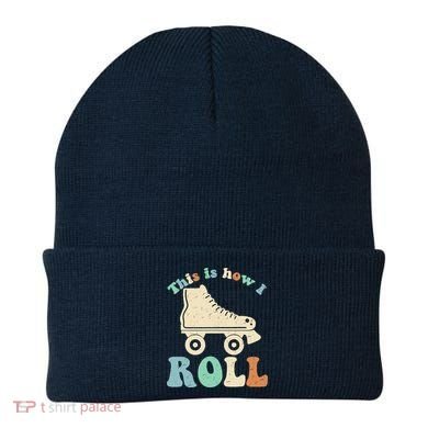 70's This Is How I Roll Vintage Retro Roller Skates Beanie