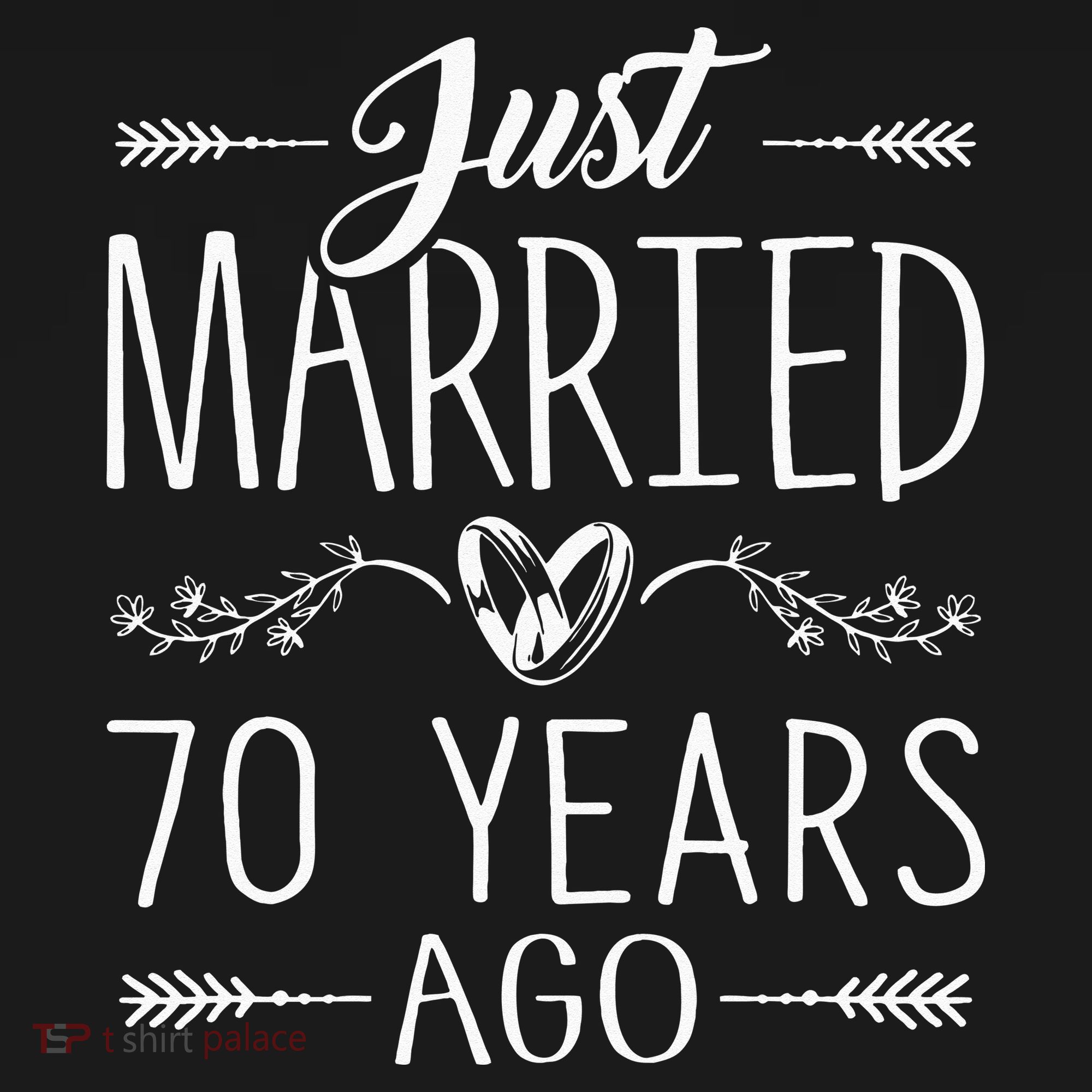 70th Wedding Anniversary 70 Years Marriage Matching Sweatshirt