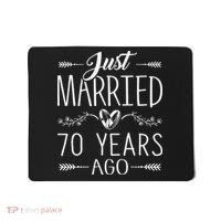 70th Wedding Anniversary 70 Years Marriage Matching Mousepad thumb 0