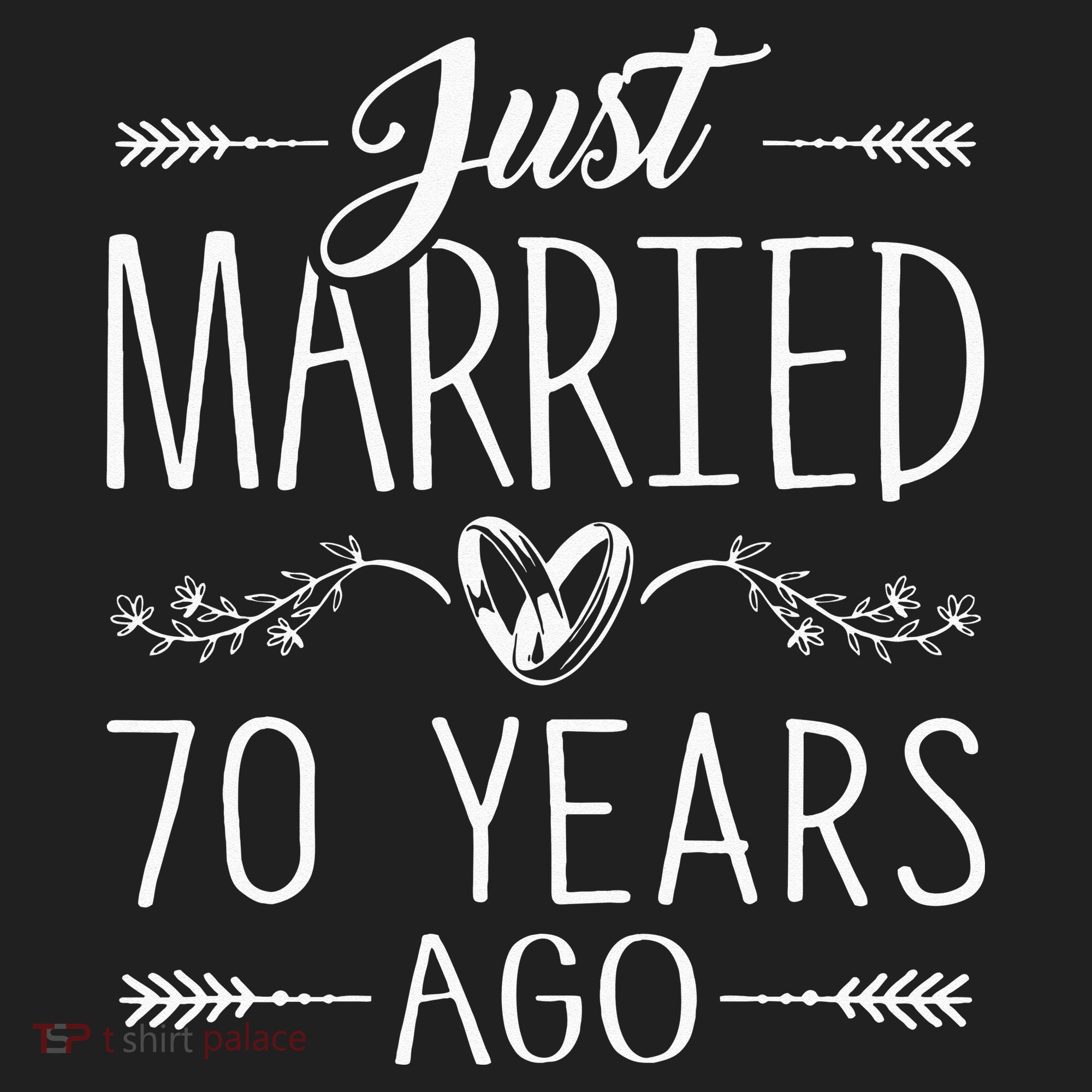 70th Wedding Anniversary 70 Years Marriage Matching Hat