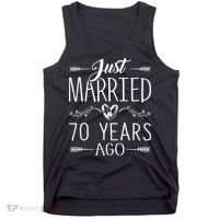 70th Wedding Anniversary 70 Years Marriage Matching Tank Top thumb 0