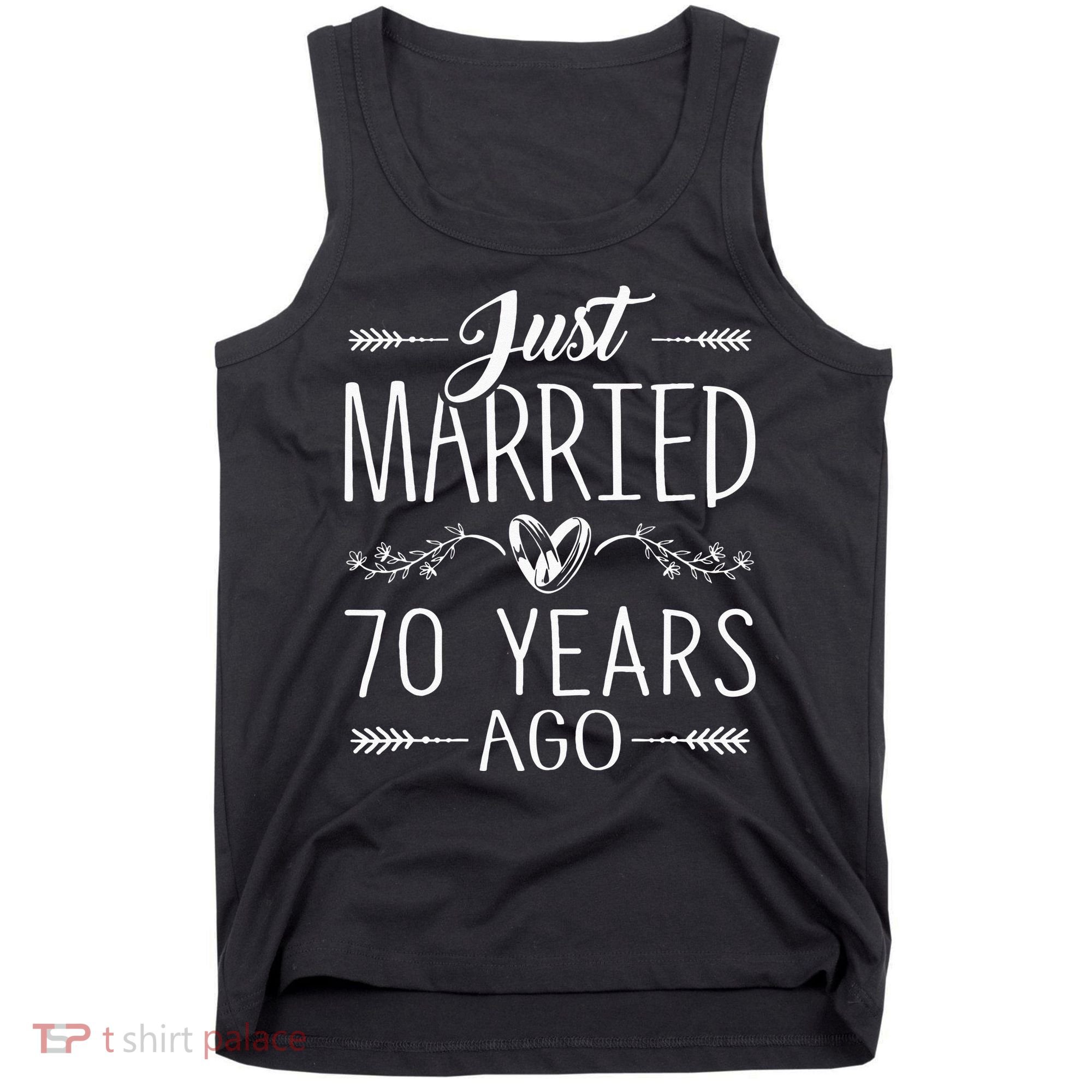 70th Wedding Anniversary 70 Years Marriage Matching Tank Top