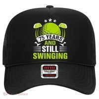 75 Years And Still Swinging 75th Birthday Golf Hat thumb 0