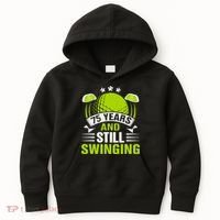 75 Years And Still Swinging 75th Birthday Golf Kids Hoodie thumb 0