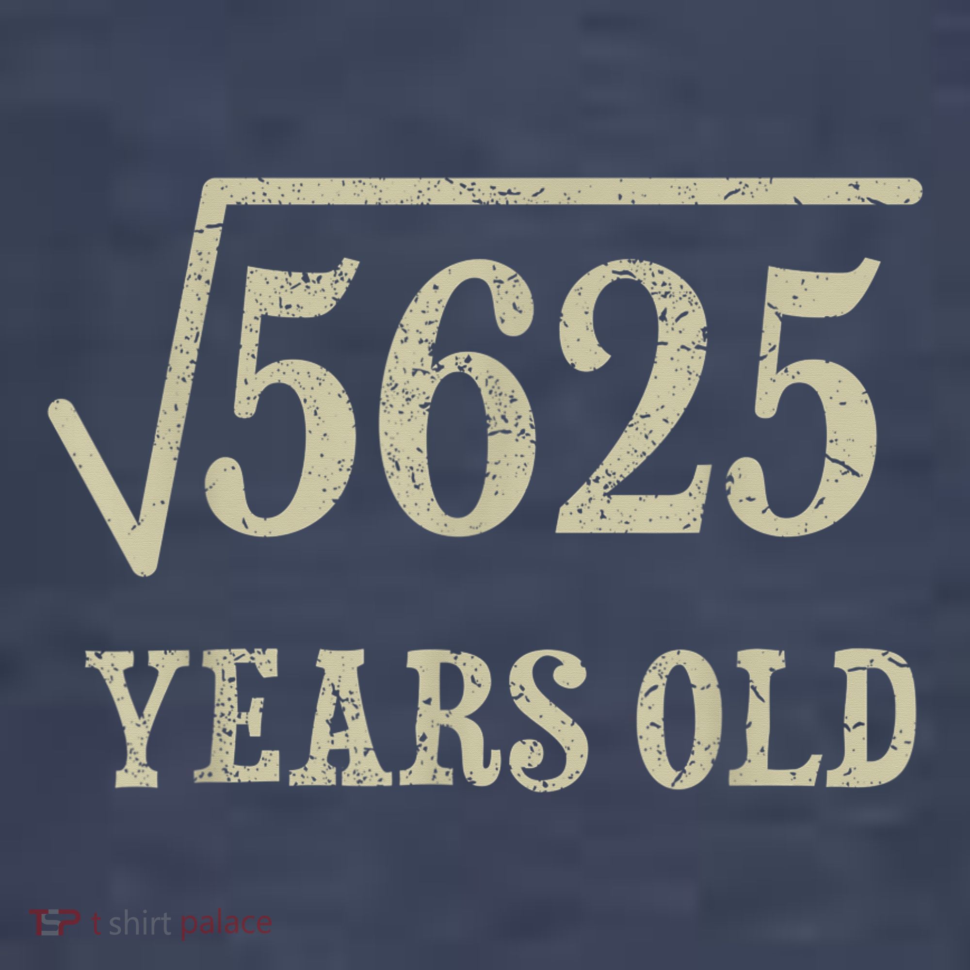 75 years old 75th Birthday Present Give Idea Square Root of 5625 Sweatshirt