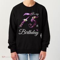 75 Year Old Shirt Floral 1948 It's My 75th Birthday Present Gift Women's Sweatshirt thumb 0
