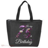75 Year Old Shirt Floral 1948 It's My 75th Birthday Present Gift Tote Bag thumb 0