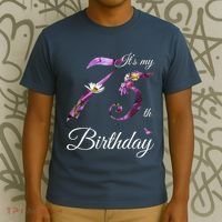 75 Year Old Shirt Floral 1948 It's My 75th Birthday Present Gift T-Shirt thumb 3