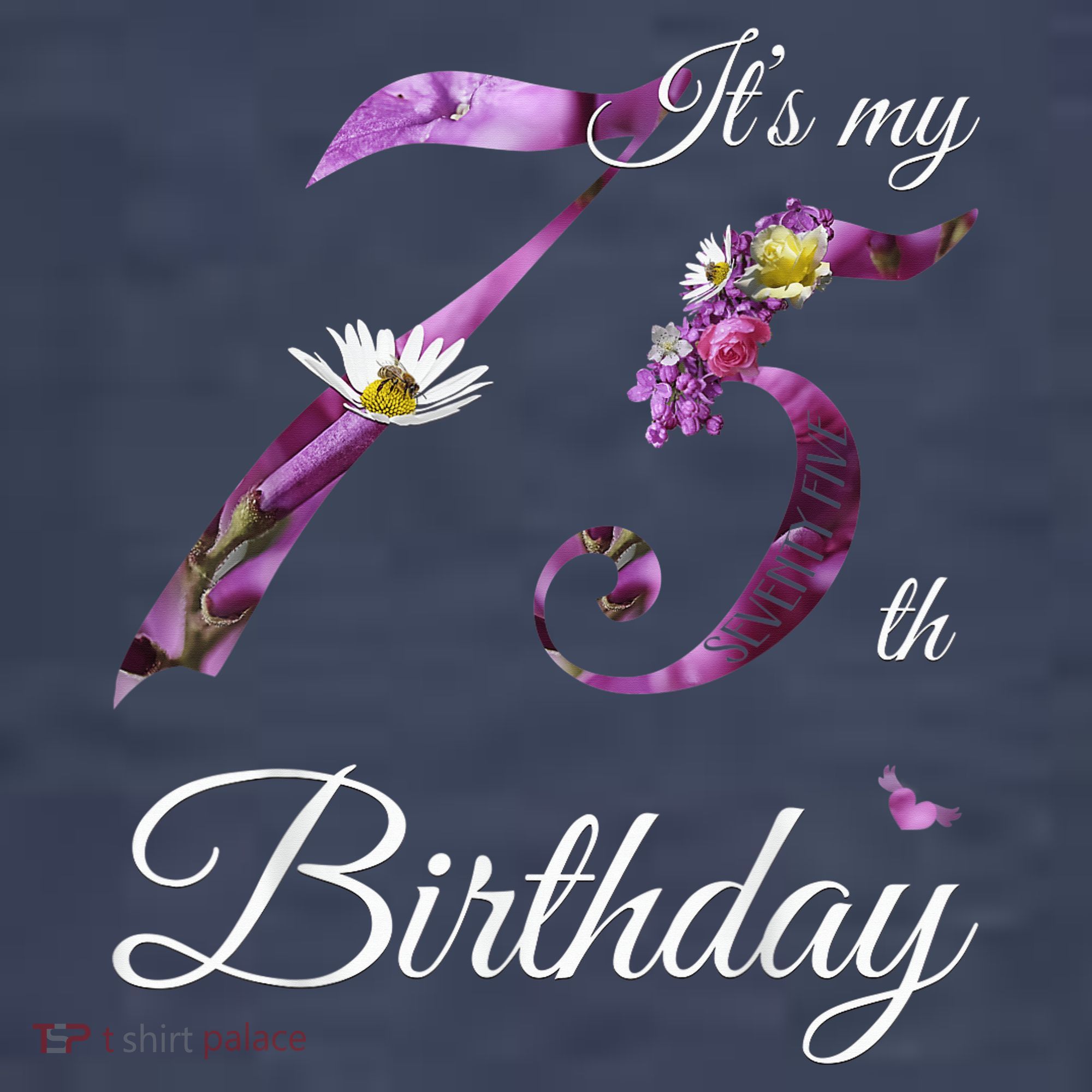 75 Year Old Shirt Floral 1948 It's My 75th Birthday Present Gift Women's T-Shirt