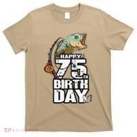75 Years Old Fishing Fisherman Angler 75th Birthday T-Shirt thumb 0