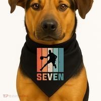 7 Years Old 7th Birthday Basketball Gift For Boys Party USA-Made Doggie Bandana thumb 1
