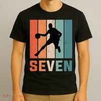 7 Years Old 7th Birthday Basketball Gift For Boys Party T-Shirt thumb 3