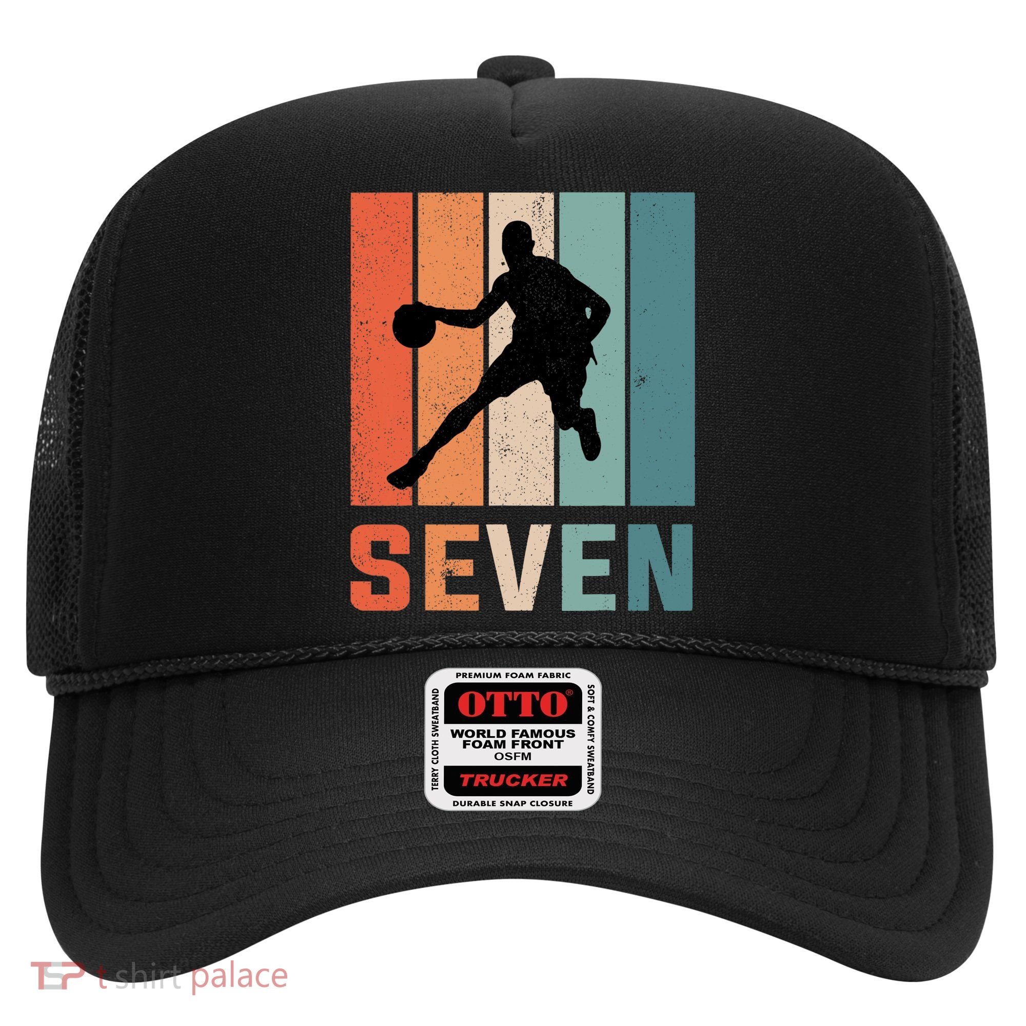 7 Years Old 7th Birthday Basketball Gift For Boys Party Hat