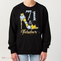 71 years old It's my Birthday 71th Birthday Diamond Crown Women's Sweatshirt thumb 0