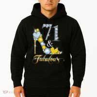 71 years old It's my Birthday 71th Birthday Diamond Crown Hoodie thumb 2