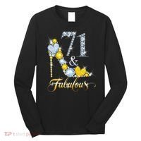71 years old It's my Birthday 71th Birthday Diamond Crown Long Sleeve Shirt thumb 0