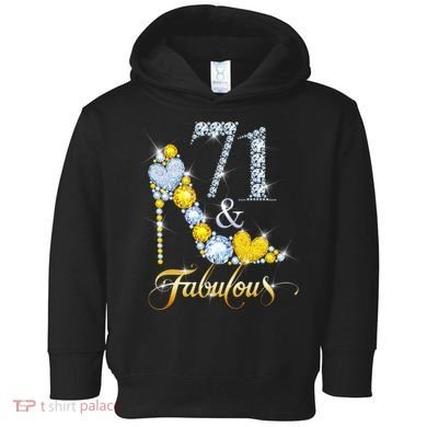 71 years old It's my Birthday 71th Birthday Diamond Crown Toddler Hoodie