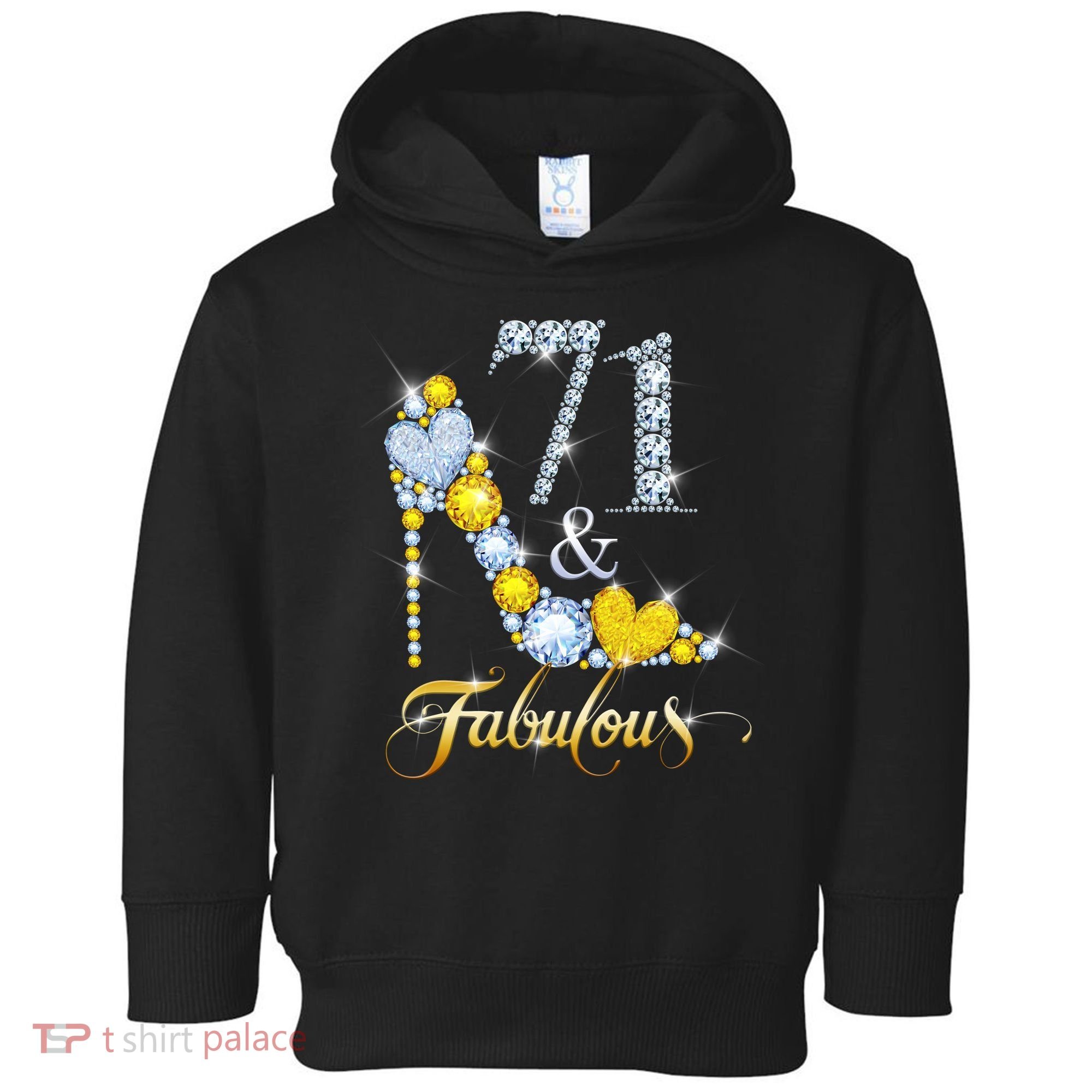 71 years old It's my Birthday 71th Birthday Diamond Crown Toddler Hoodie