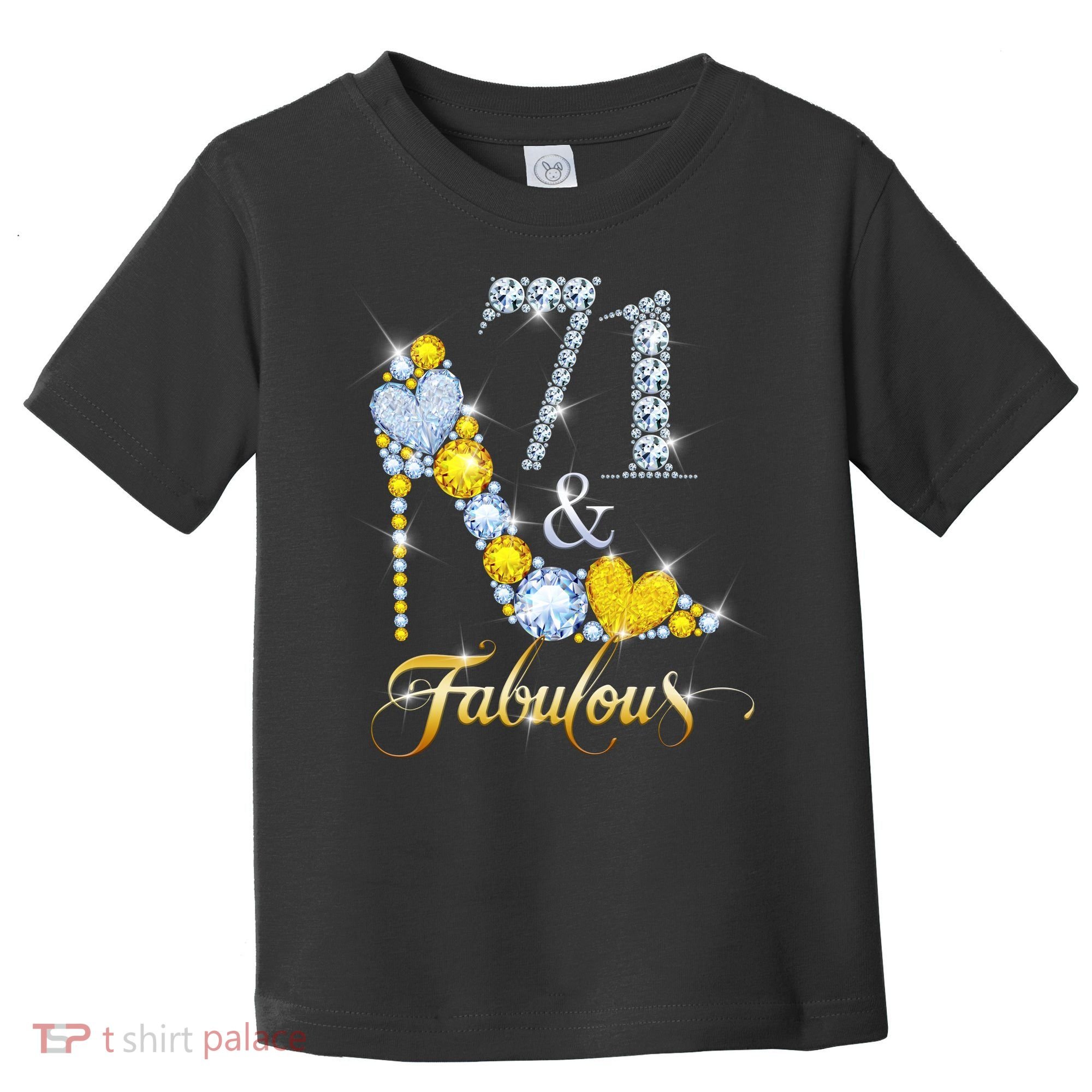 71 years old It's my Birthday 71th Birthday Diamond Crown Toddler T-Shirt