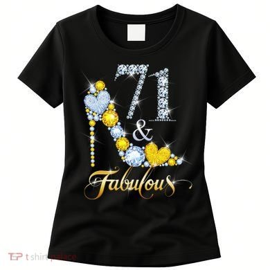 71 years old It's my Birthday 71th Birthday Diamond Crown Women's T-Shirt