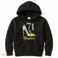 71 years old It's my Birthday 71th Birthday Diamond Crown Kids Hoodie thumb 0