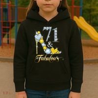 71 years old It's my Birthday 71th Birthday Diamond Crown Kids Hoodie thumb 3