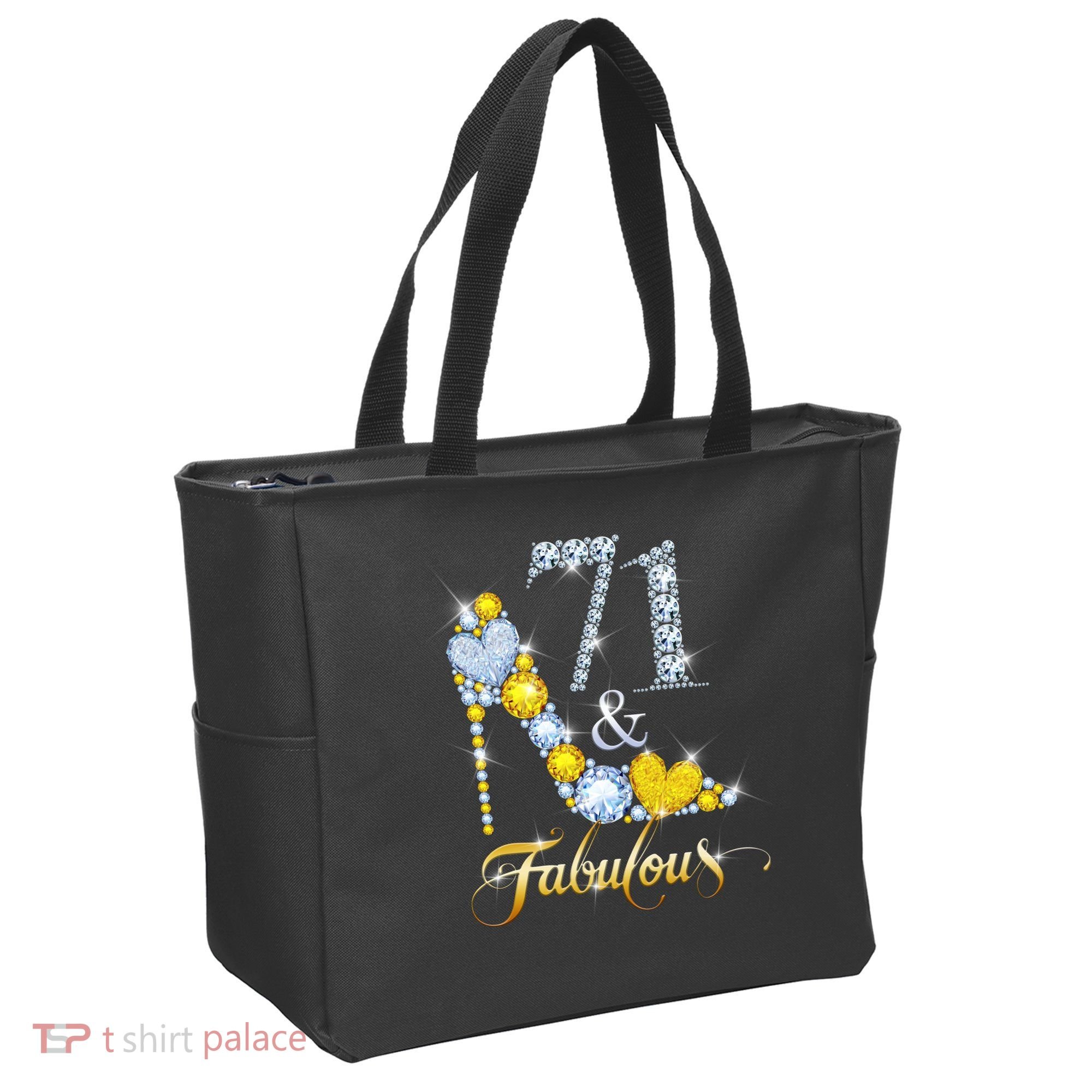 71 years old It's my Birthday 71th Birthday Diamond Crown Tote Bag