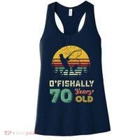 70 Years Old Seventy Grandpa Fish 70th Birthday Fishing Gift Women's Tank Top thumb 0