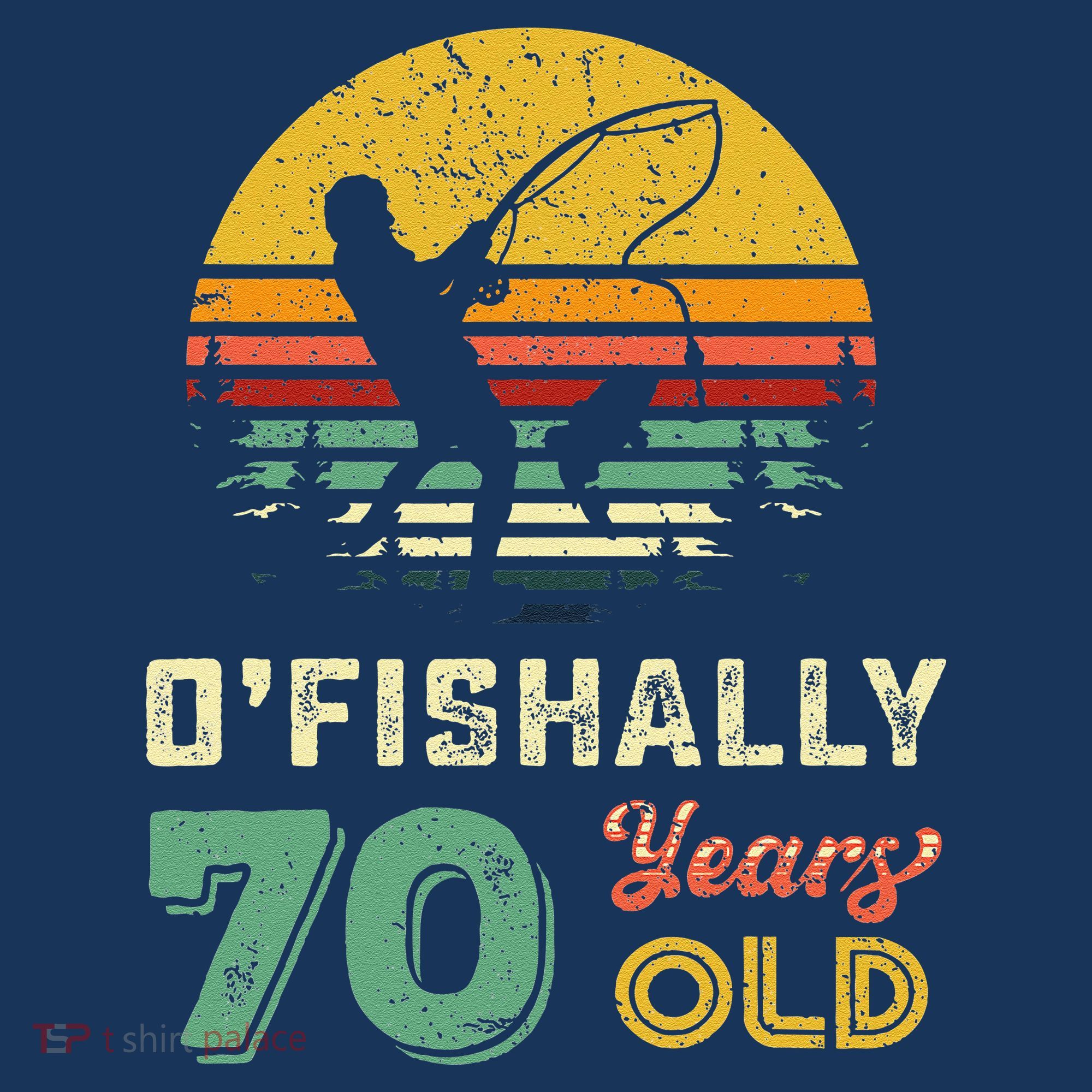 70 Years Old Seventy Grandpa Fish 70th Birthday Fishing Gift Women's Tank Top