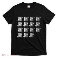 75 Years Old Tally Marks 75th Birthday T-Shirt thumb 0