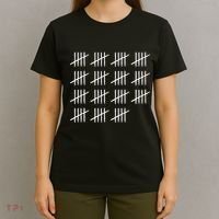 75 Years Old Tally Marks 75th Birthday T-Shirt thumb 4