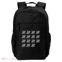 75 Years Old Tally Marks 75th Birthday Backpack thumb 0