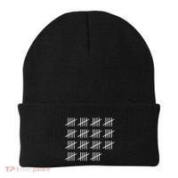 75 Years Old Tally Marks 75th Birthday Beanie thumb 0