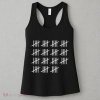 75 Years Old Tally Marks 75th Birthday Women's Tank Top thumb 3