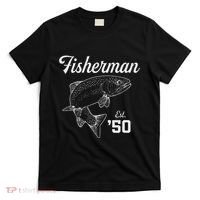 73 Year Old Trout Fisherman Fishing 1950 73rd Birthday T-Shirt thumb 0