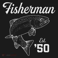 73 Year Old Trout Fisherman Fishing 1950 73rd Birthday Women's Hoodie thumb 2