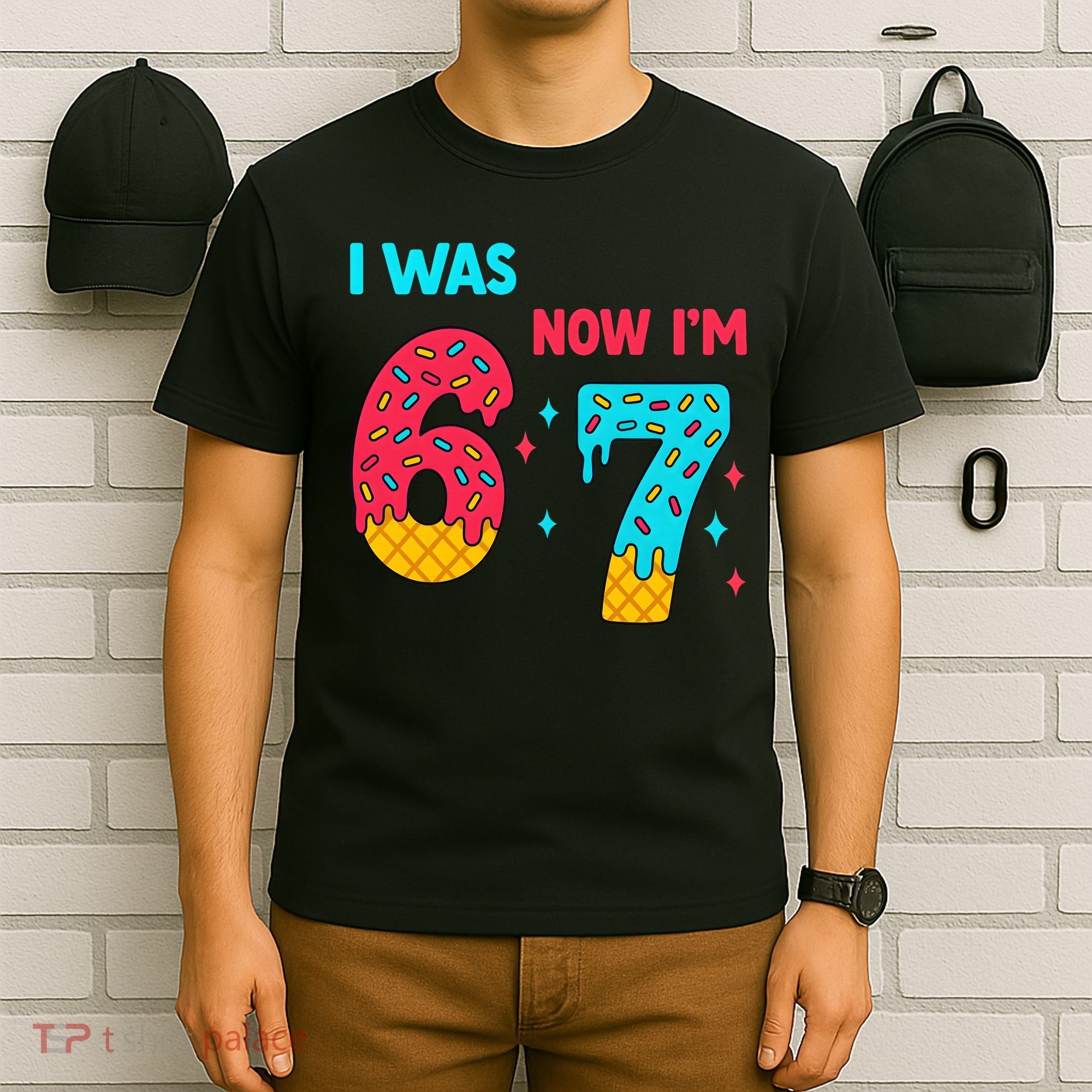 7 Year Old Birthday Was 6 Now I'm 7 67 Funny T-Shirt