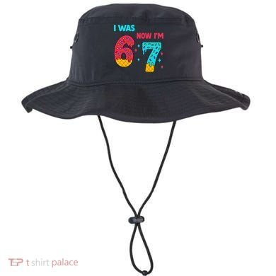 7 Year Old Birthday Was 6 Now I'm 7 67 Funny Bucket Hat