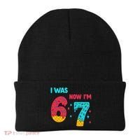 7 Year Old Birthday Was 6 Now I'm 7 67 Funny Beanie thumb 0