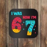 7 Year Old Birthday Was 6 Now I'm 7 67 Funny Coaster thumb 0