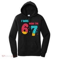 7 Year Old Birthday Was 6 Now I'm 7 67 Funny Women's Hoodie thumb 0