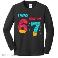 7 Year Old Birthday Was 6 Now I'm 7 67 Funny Kids Long Sleeve Shirt thumb 0
