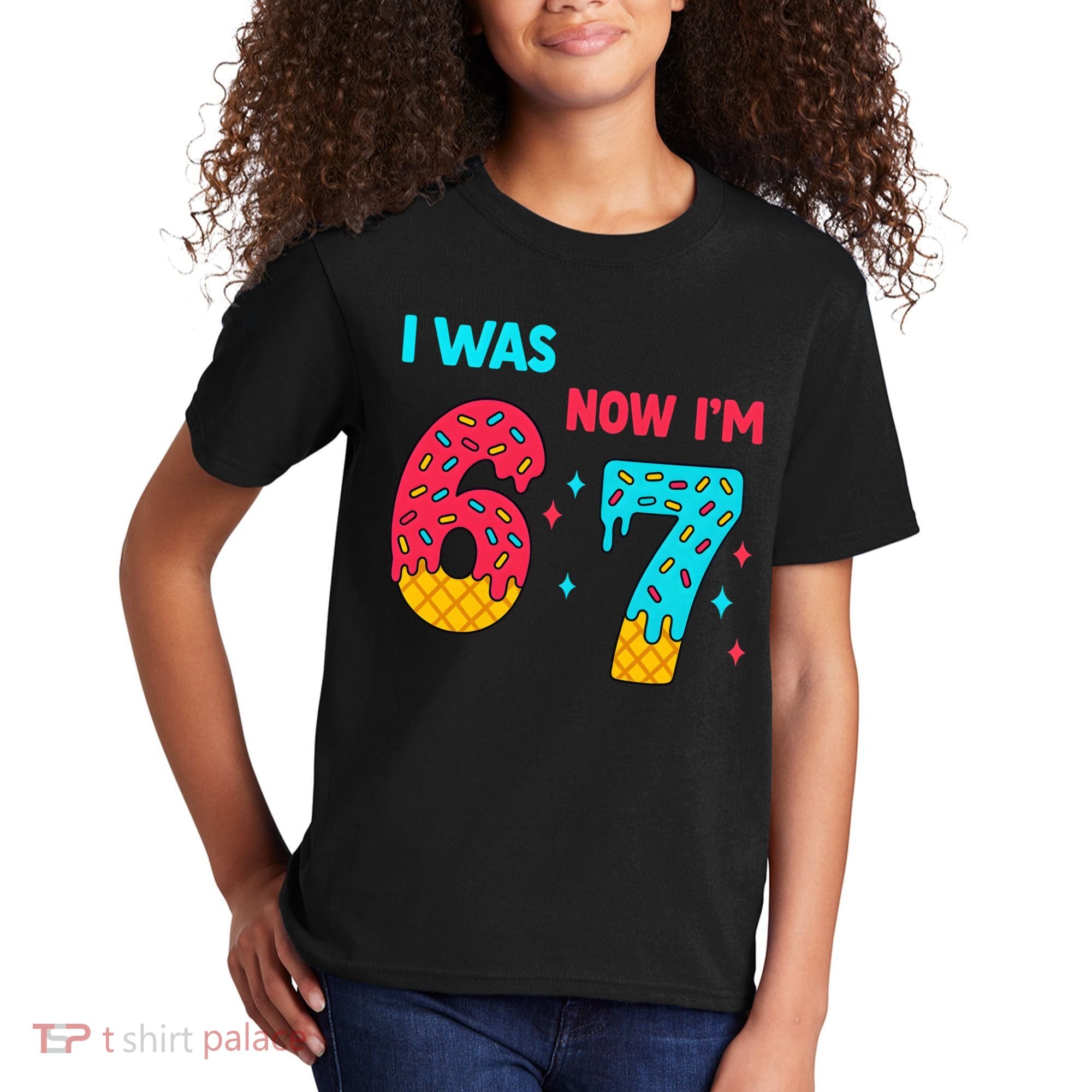 7 Year Old Birthday Was 6 Now I'm 7 67 Funny Kids T-Shirt