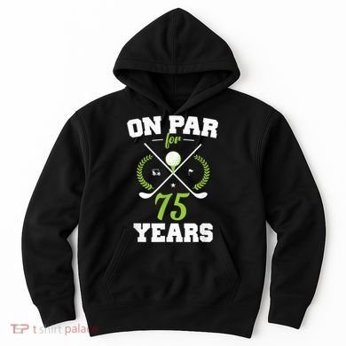 75 Years Old Happy 75th Birthday Present for Golfers Hoodie