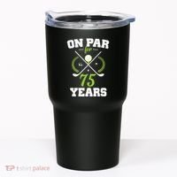 75 Years Old Happy 75th Birthday Present for Golfers Tumbler thumb 0