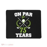 75 Years Old Happy 75th Birthday Present for Golfers Mousepad thumb 0