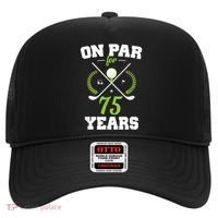 75 Years Old Happy 75th Birthday Present for Golfers Hat thumb 0