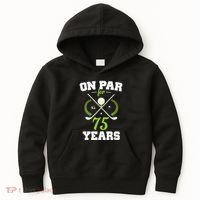 75 Years Old Happy 75th Birthday Present for Golfers Kids Hoodie thumb 0