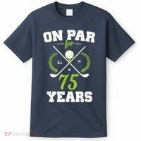 75 Years Old Happy 75th Birthday Present for Golfers T-Shirt thumb 0