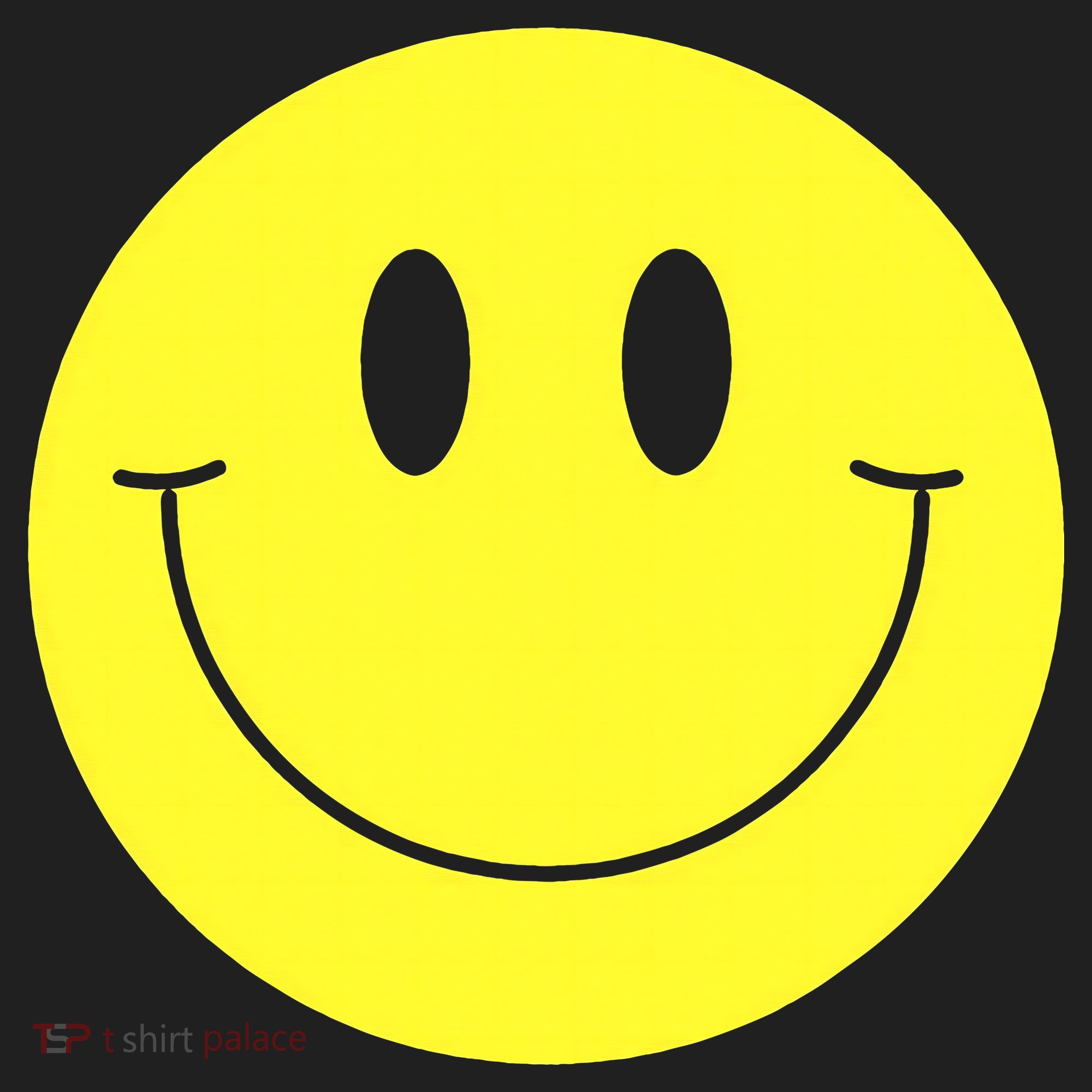 70s Yellow Smile Face Cute Happy Peace Smiling Face Women's Sweatshirt